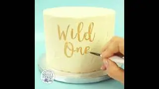 Using Sweet Stamp on Buttercream