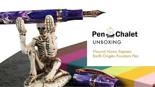 A Luxurious Release - Visconti Homo Sapiens Earth Origins Aether Fountain Pen!