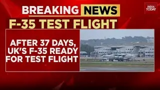 British F-35 Fighter Jet: After 37 Days & Memes, Stranded UK's F-35 Set For Trial Flight In India