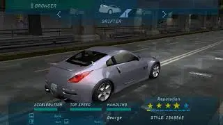 Need for Speed Underground Nissan 350Z tuning and drive