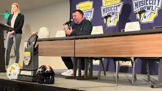 Music City Bowl: Illinois HC Bret Bielema Previews Matchup Against Tennessee in Nashville