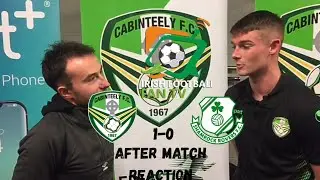 Cabinteely 1-0 Shamrock Rovers II | Shane Barnes | After Match Reaction
