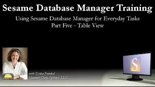 Using Sesame Database Manager for Everyday Tasks - Part 5 - Table View