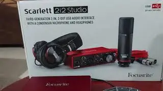 Focusrite Scarlett 2i2 3rd Generation USB Audio Interface Unboxing Video and Connection to Cubase 5