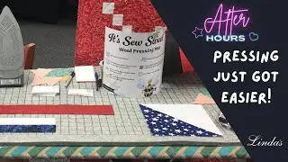 After Hours: Kelly Shows her Grid Line Wool Pressing Mat