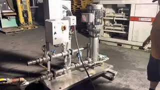 AutoJet Spray Control w/ Ebara 25 HP EMVU Vertical Multistage Pump Stainless