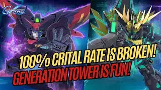 Generation Tower Is Here! | Banshee & Master Gundam Are Broken! 100% Crit Rate | SD G Gen Eternal
