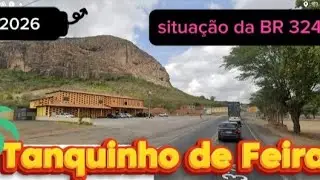 Atual estado da BR 324 de Feira de Santana at&eacute; a cidade de Tanquinho na Bahia,  #capimgrosso 