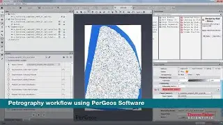 Petrography workflow with PerGeos Software