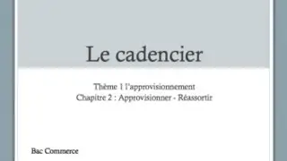 Le cadencier