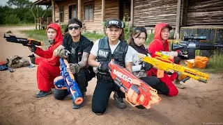 LTT Nerf War: SEAL X уничтожает базу противника в эпической перестрелке с использованием бластеро...