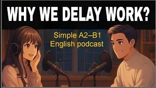 Why We Keep Delaying Important Work? | Deep Honest Talk | Simple A2&ndash;B1 English Podcast