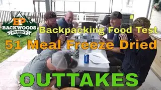 51 Meal Freeze Dried Backpacking Food - Outtakes