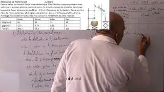 Elimination de l'ester formé