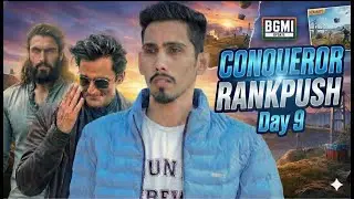 DAY 9 ROAD TO CONQUEROR! 🔥 BGMI New Update Rank Push Shuru! 😈BGMI LIVE | DEVVRAT SHARMA |