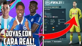 JOYAS ESCONDIDAS con ROSTRO REAL en FIFA 21 MODO CARRERA