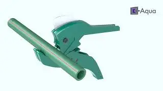 K aqua PP R PP RCT pipe and fitting socket welding by hand welding machine