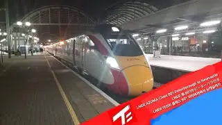 #LNERAZUMA #Class801 Peterborough to Newcastle. LNER 東 801形ピーターバラ行き。 LNER 아즈마  클래스 801 피터버러에서 뉴캐슬까지