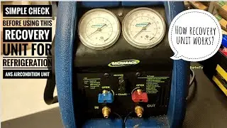 How recovery unit works / Simple principle about this unit. Refrigeration and Air condition