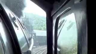 Sir Nigel Gresley.Footplate Footage.Uncut.Filmed 27-8-2013.