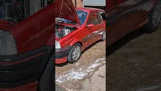 ROVER METRO GTI restomod big engine swap first wash of 24. #fypシ  #viral #shorts #cars #classic