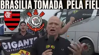 BRASILIA TOMADA  PELA FIEL EM BUSCA DE MAIS 1 TITULO . NOTICIAS DO CORINTHIANS HOJE