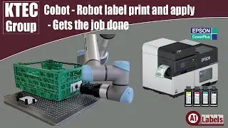 Cobot- label print - label apply- Labels-U-Print &reg; - KTEC GROUP UK