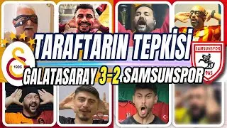 FANATİK TARAFTARLARIN GALATASARAY 3-2 SAMSUNSPOR MAÇINA ÇILGIN TEPKİLERİ 😂😍🔥😱 #keşfetbeniöneçıkar