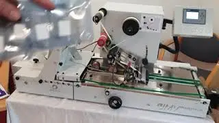 Automatic labeling of antistatic pouches and bags with LAB510