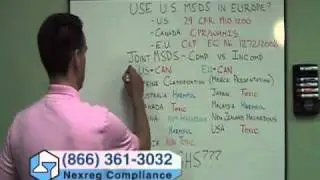 Can I Use My U.S. MSDS in Europe or Canada?