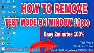 HOW TO TURN OFF TEST MODE ON WINDOW10 PRO 100%