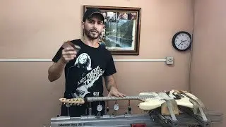 Regulando uma Fender Stratocaster  - Erlewine Neck Jig Workstation