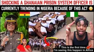 Ghanaian prison system officers is currently trending in Nigeria because of this shocking act 😳🇬🇭🇳🇬