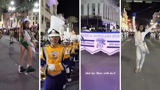 Krewe  of Muses 2025 || All Marching Bands and Auxiliary Units || Canal Street highlights