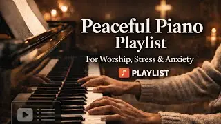 Peaceful Piano Worship Playlist 🌿Calm Music for Stress, Anxiety & Prayer