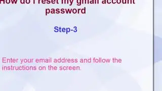 How to I reset gmail password when I do not remember