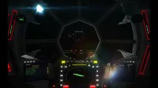 Star Wars Space SIM VR immersive experience: TIE Interceptor hunting down Rebel X-wings