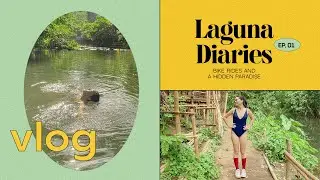 VLOG | laguna bike ride, hidden paradise + plant shopping! 🚴🏼&zwj;♀️🌿