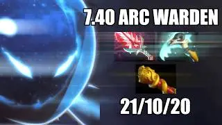 🔥ТОП-1 АРК ПРОТАЩИЛ НУБОВ И ПЕРЕВЕРНУЛ ИГРУ🔥30 TIER ARC WARDEN / 7.40 DOTA 7000 MMR