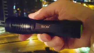 MECO XM-L T6 Zoomable Flashlight Outdoor Test