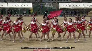 日田高校 響櫳祭　赤チア20190912