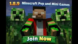 Minecraft Pvp and Mini Games 1.8.9 Join Now