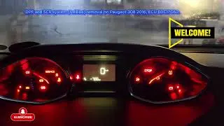 Удаление сажевого фильтра (DPF) и системы SCR (AdBlue) на Peugeot 308 2016, ЭБУ EDC17C60 | 2160P 4K