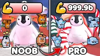 I Went From NOOB to PRO in Christmas Event Arm Wrestling Simulator