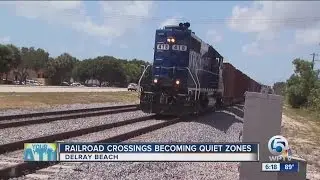 Railroad crossing becoming quiet zones