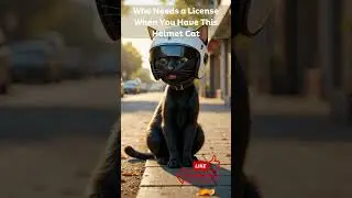 Helmet Cat Proves You Don't Need a License to Ride Safely