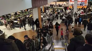 Black Friday big sale going on, crowded STC mall Scarborough