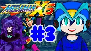 🔵 MEGA MAN X6 &bull; SOLO X BUSTER PLUS &bull; 🔵 #3 PEGASO AZUL VS DORADO VOLADOR 🔵
