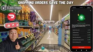 Shopping Orders Save The Day . Doordash Ride Along