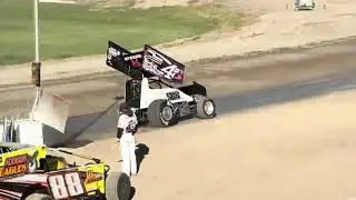 Mikey Steeze Smith 4st - CRSA sprint car time trials at Outlaw Speedway